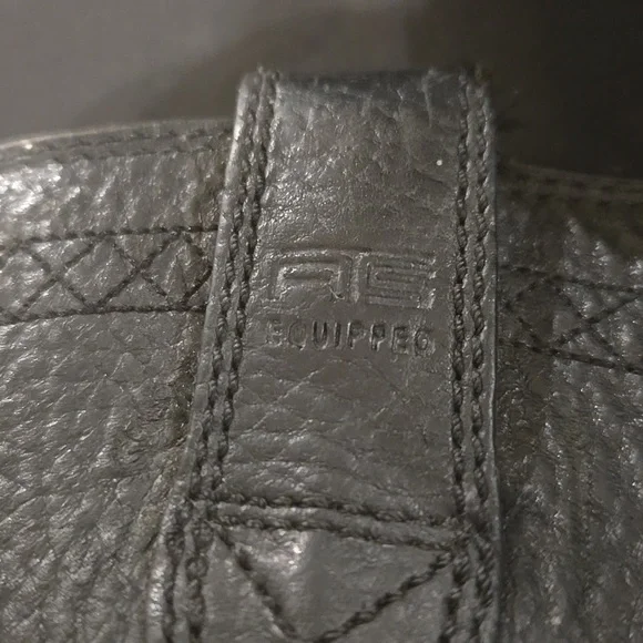 Men's Ariat Black Leather Cowboy Boots - Picture 11 of 13